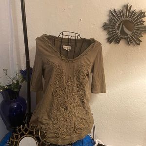 Green gorgeous blouse.